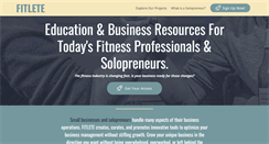 Desktop Screenshot of fitletes.com
